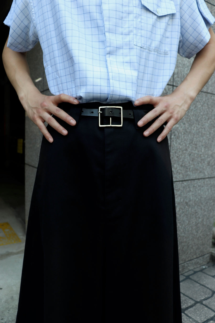 SHINYAKOZUKA  WASHED LOOSE WITH DICKIES(DAWN BLACK)