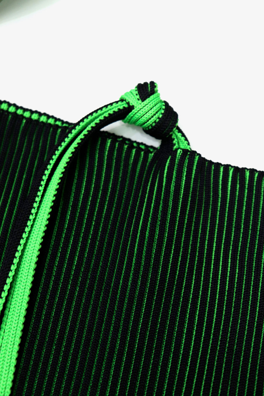 LASTFRAME  KASANE REVERSIBLE TASUKI TOTE LARGE(BLACK × NEON GREEN)