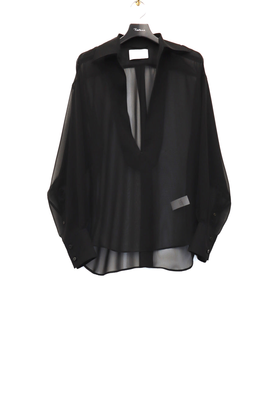 SUGARHILL(シュガーヒル)のSHEER SKIPPER SHIRT BLACKの通販｜PALETTE