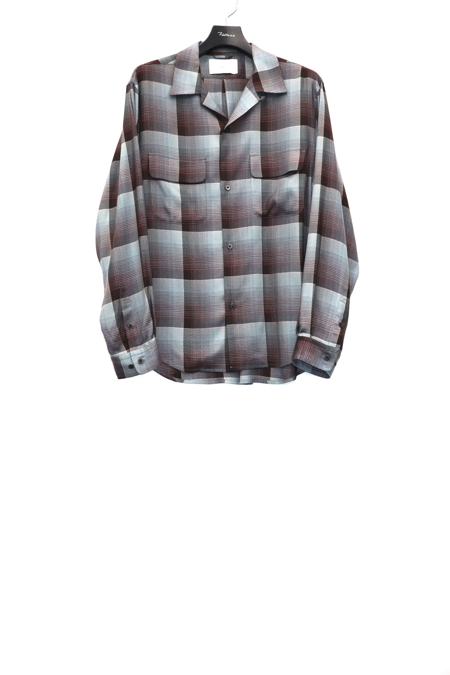 トップス SUGARHILL OMBRE PLAIN COLLARSHIRTS SUGARHILL(シュガーヒル)のOMBRE OPEN COLLAR SHIRT RED MINTの通販