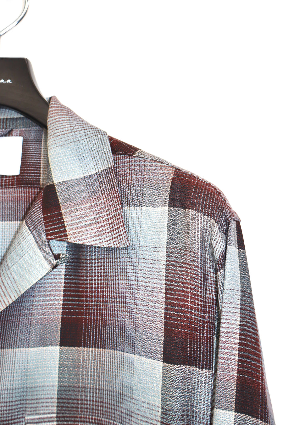 SUGARHILL(シュガーヒル)のOMBRE OPEN COLLAR SHIRT RED MINTの通販