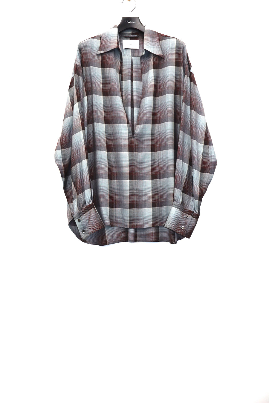 SUGARHILL(シュガーヒル)のOMBRE SKIPPER SHIRT RED MINTの通販