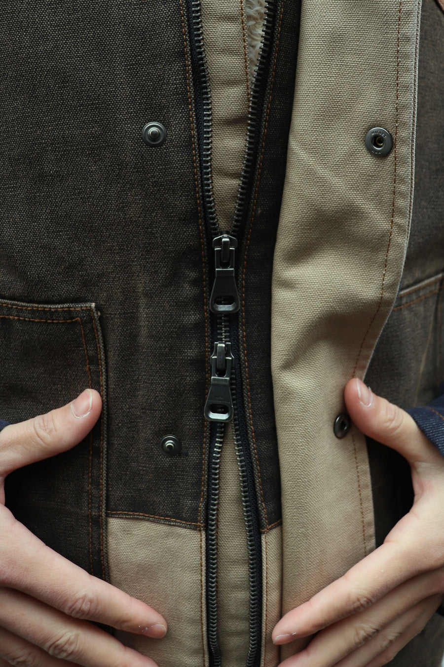 ANDERSSON BELL  PATCHWORK WASHED JACKET