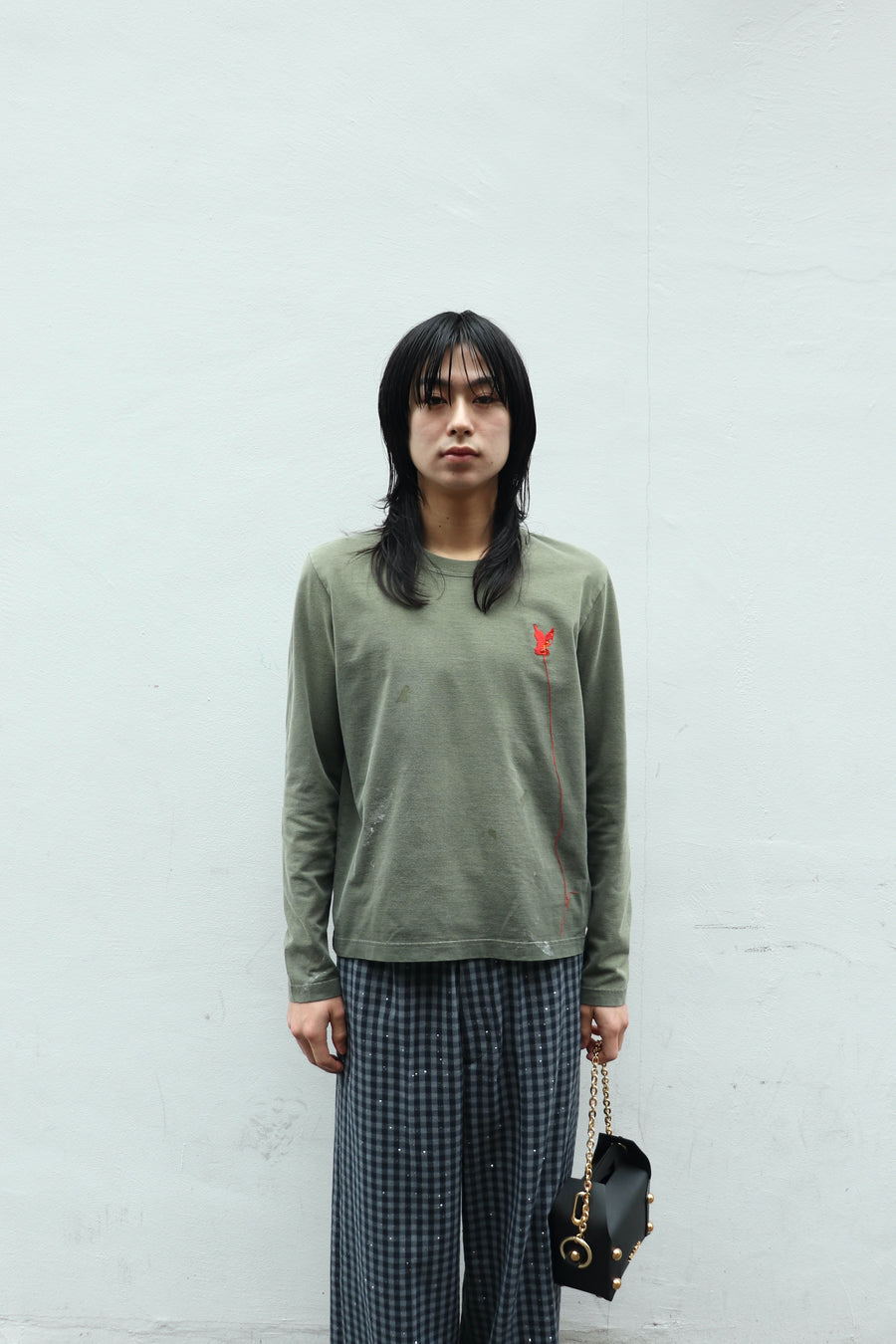 MASU(エムエーエスユー)のWASTED RED ANGEL LONG SLEEVE T-SHIRT OLIVE