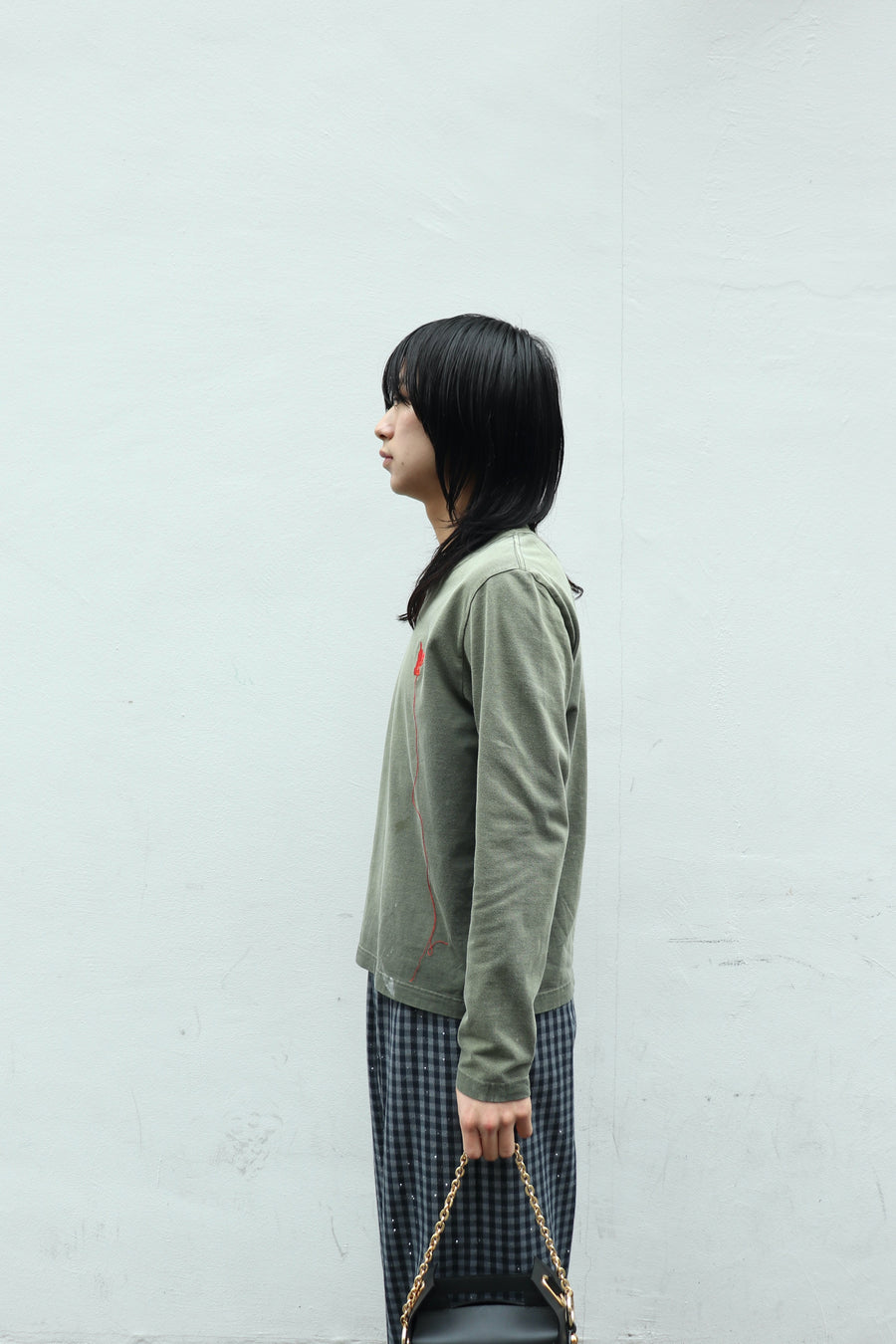MASU(エムエーエスユー)のWASTED RED ANGEL LONG SLEEVE T-SHIRT OLIVE
