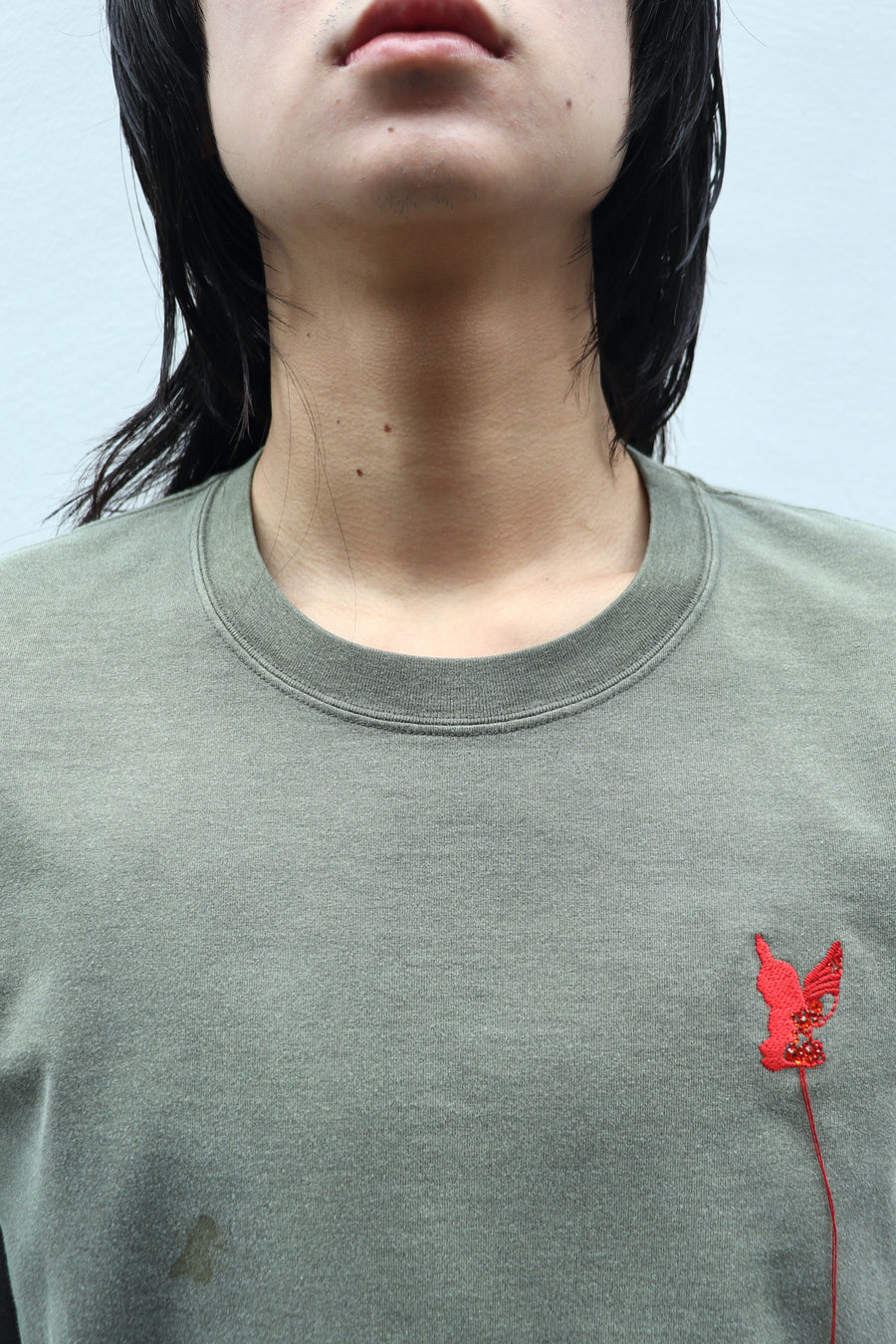 MASU(エムエーエスユー)のWASTED RED ANGEL LONG SLEEVE T-SHIRT OLIVE