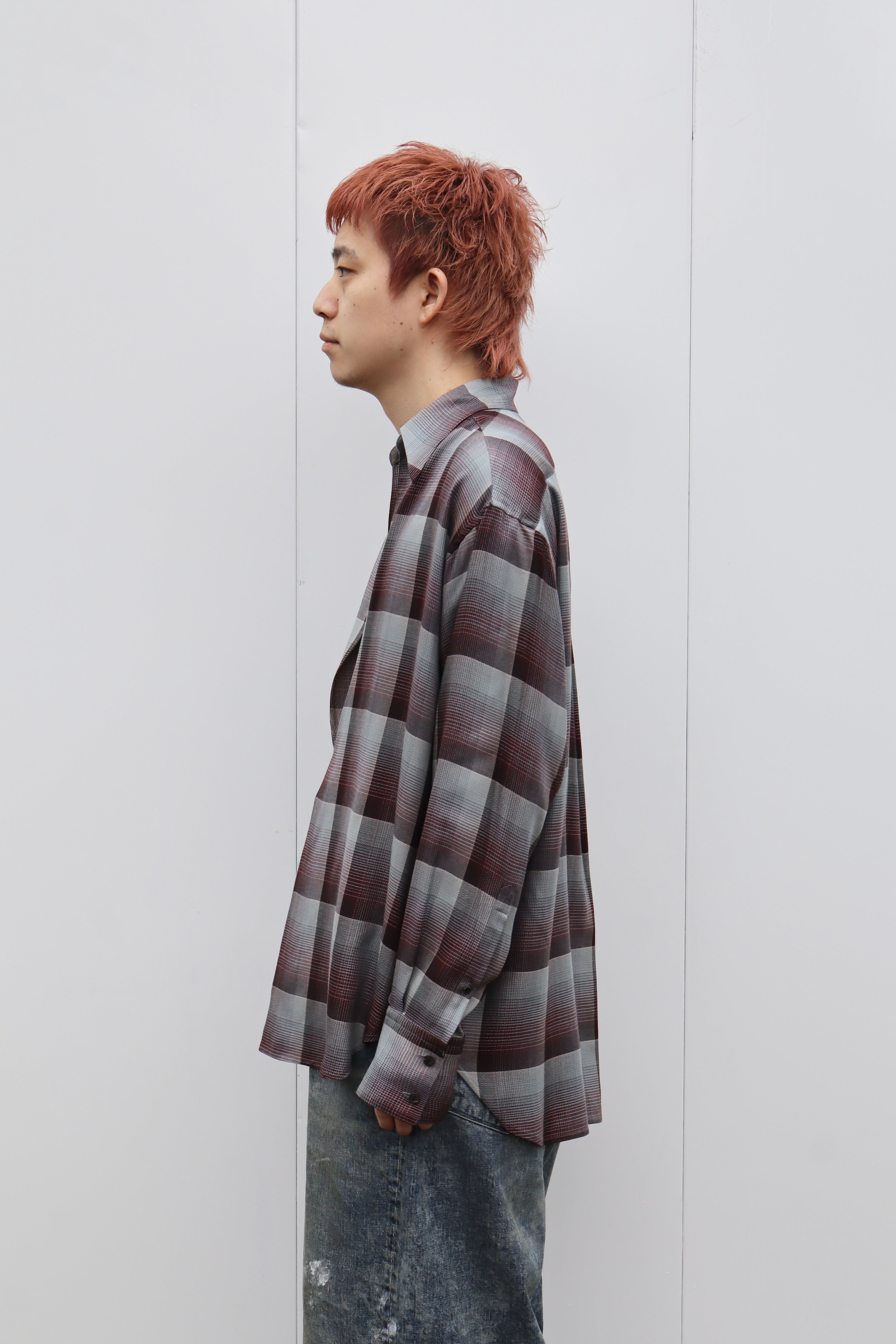 SUGARHILL(シュガーヒル)のOMBRE SKIPPER SHIRT RED MINTの通販