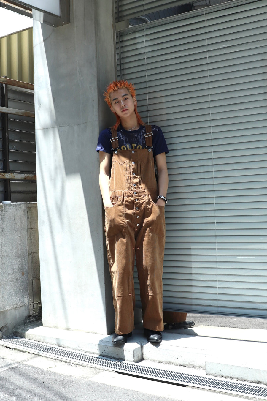 SUGARHILL  CORDUROY OVERALL(BROWN)