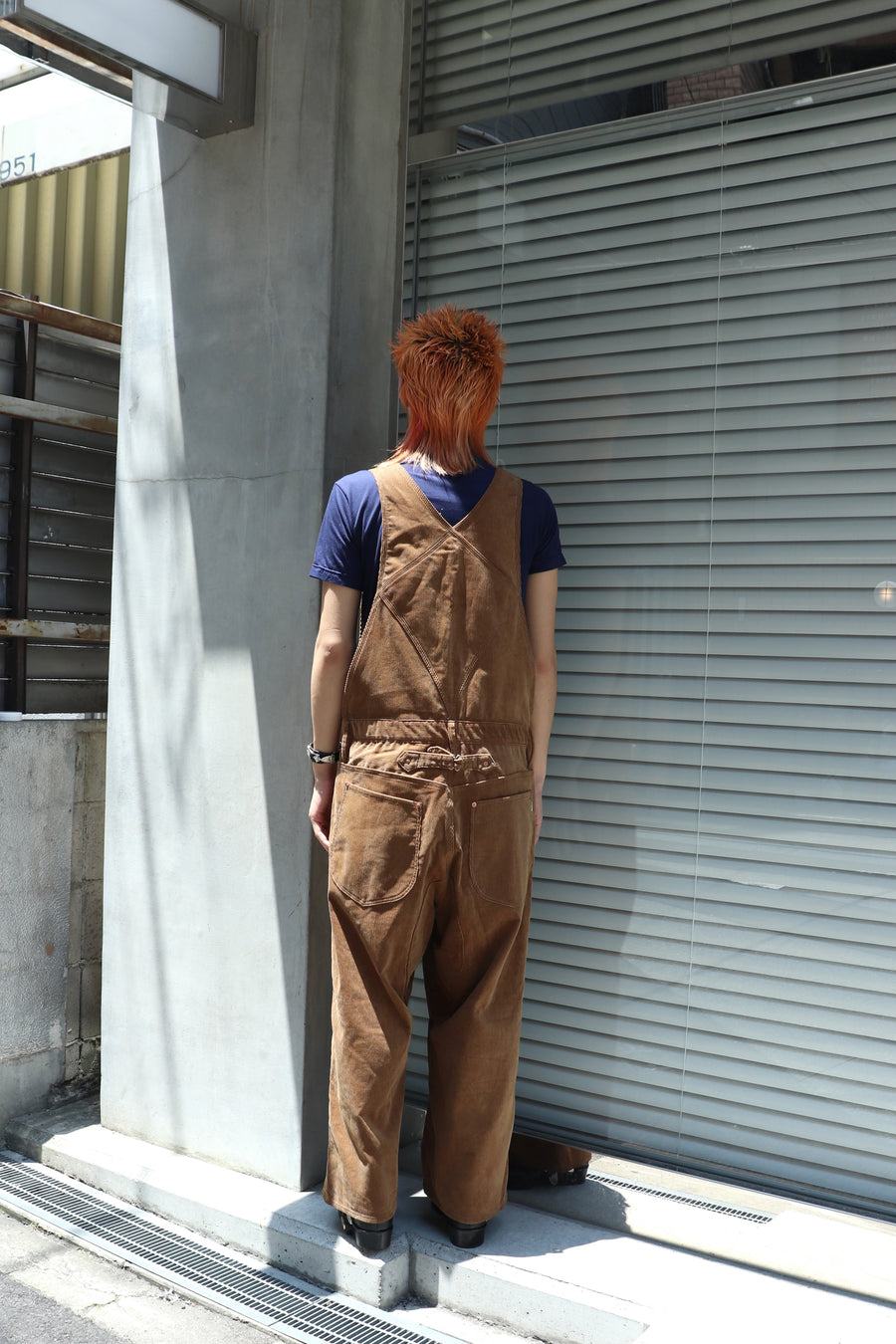 SUGARHILL  CORDUROY OVERALL(BROWN)