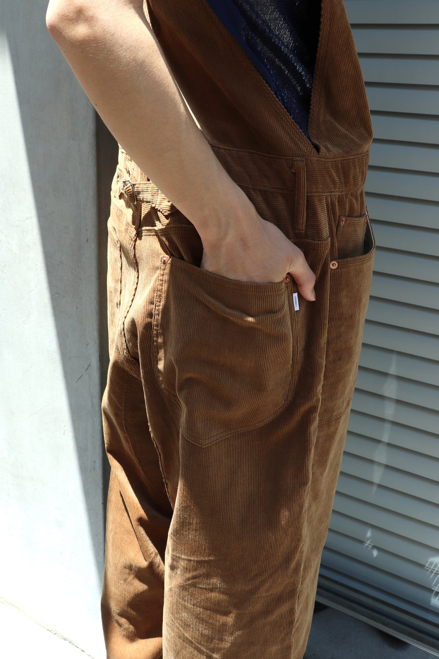 SUGARHILL  CORDUROY OVERALL(BROWN)