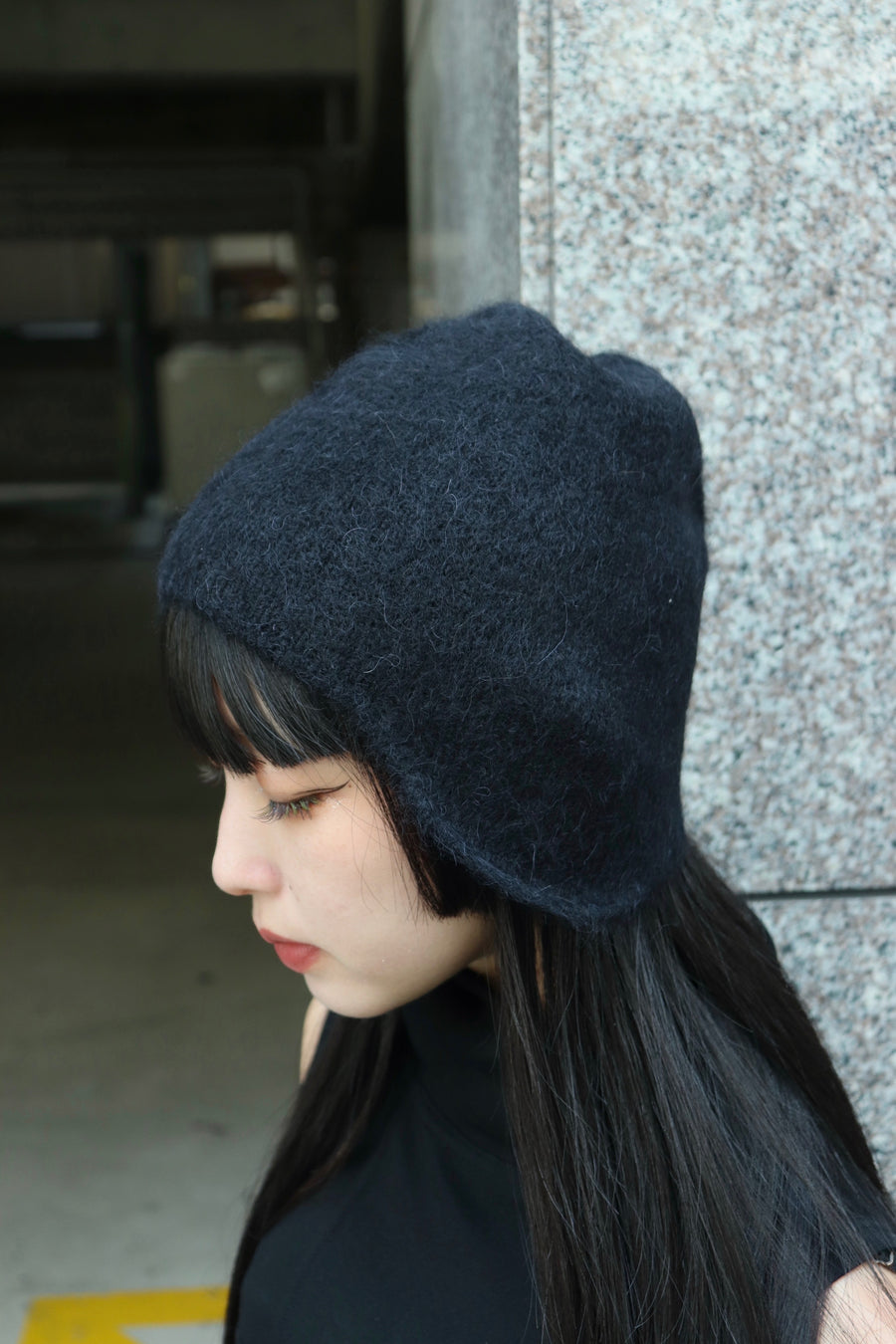 mukcyen  mohair beanie