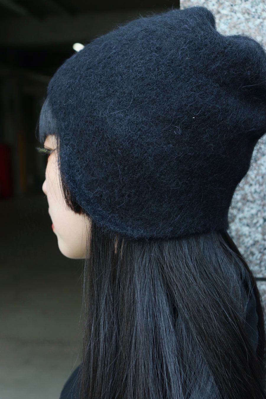 mukcyen  mohair beanie