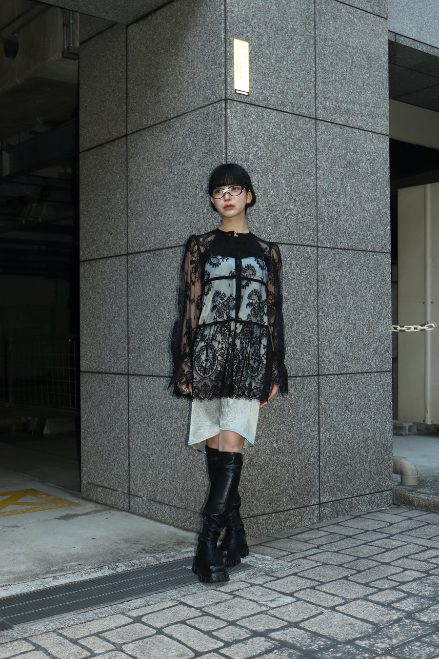 FETICO(フェティコ)のLACE GATHERED BLOUSEの通販｜PALETTE art alive