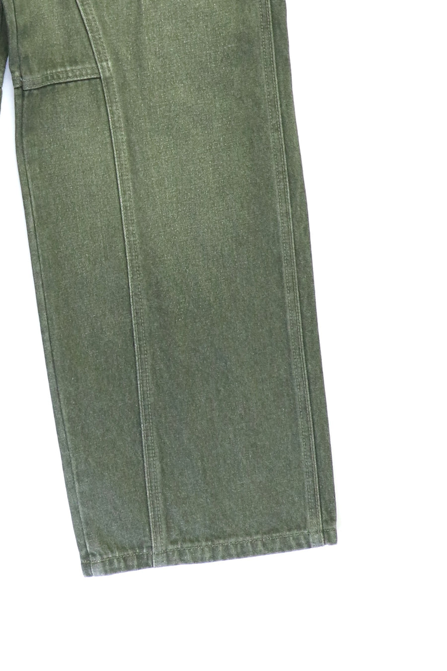 ANDERSSON BELL  UNISEX RAPTOR LAYERED WIDE-LEG JEANS(WASHED GREEN)
