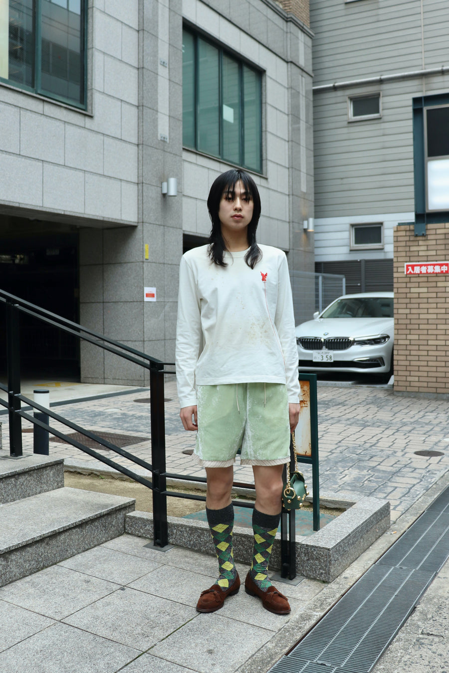 MASU(エムエーエスユー)のWASTED RED ANGEL LONG SLEEVE T-SHIRT WHITE