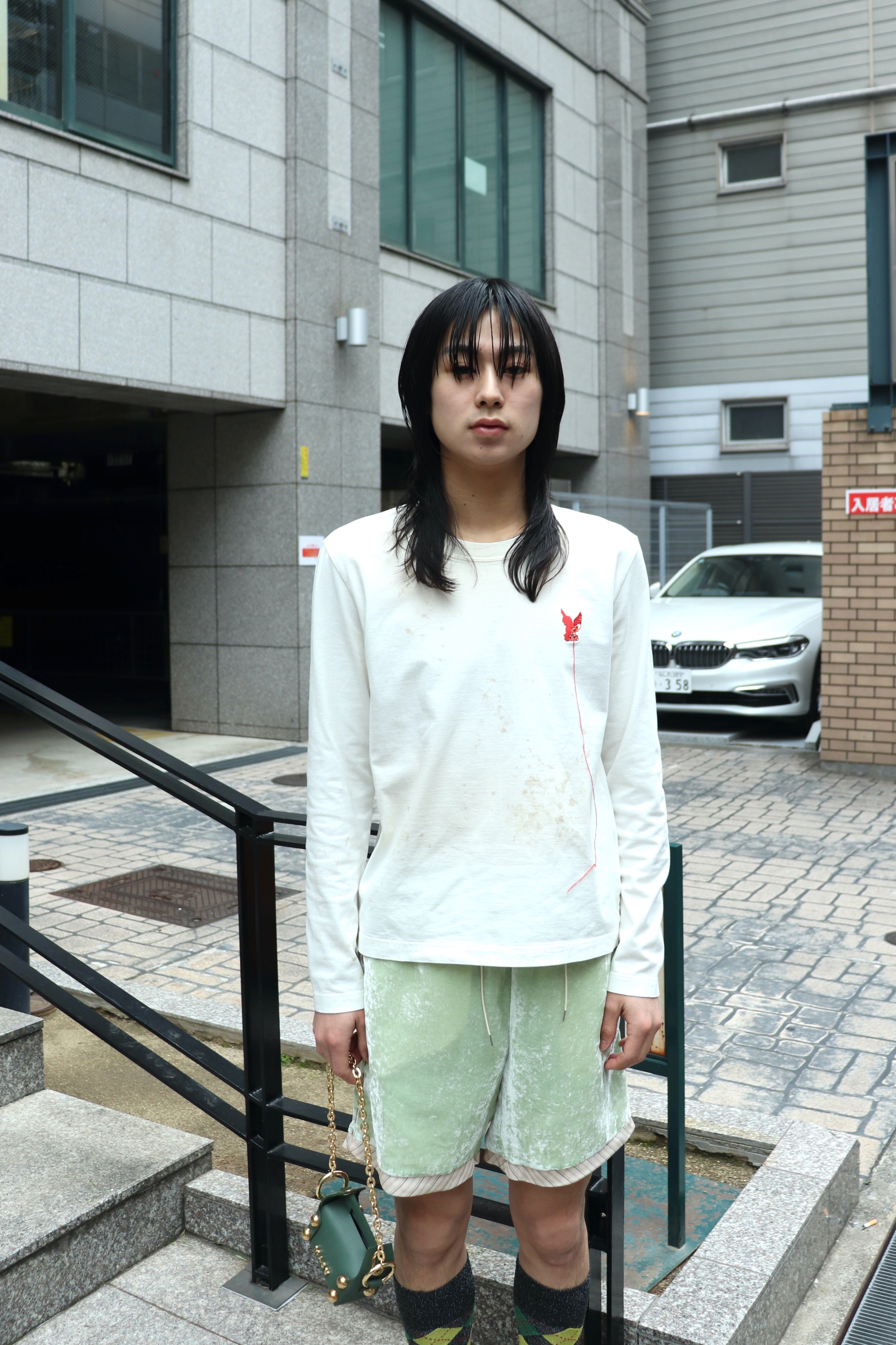 MASU(エムエーエスユー)のWASTED RED ANGEL LONG SLEEVE T-SHIRT WHITE