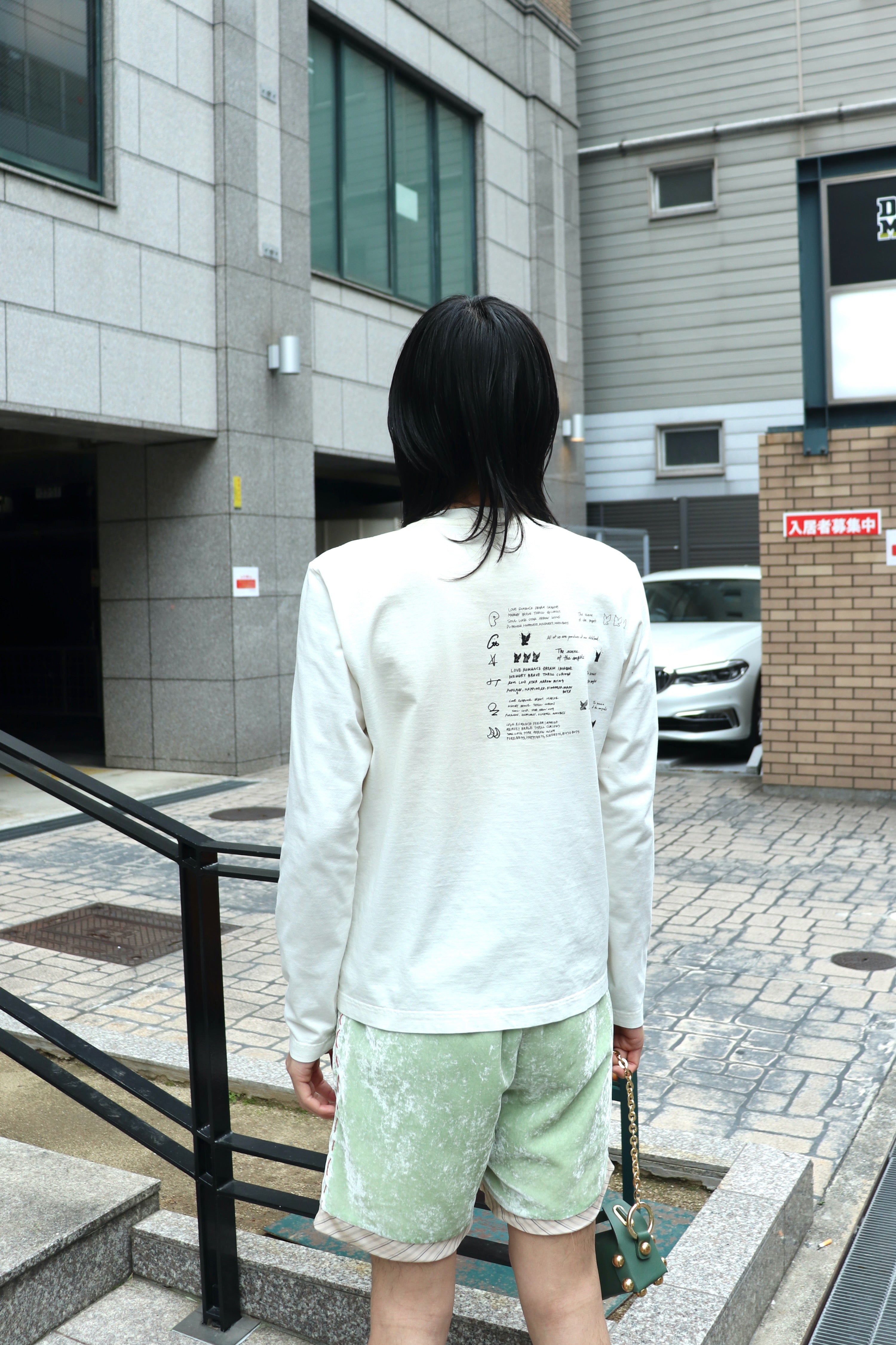 MASU(エムエーエスユー)のWASTED RED ANGEL LONG SLEEVE T-SHIRT WHITE