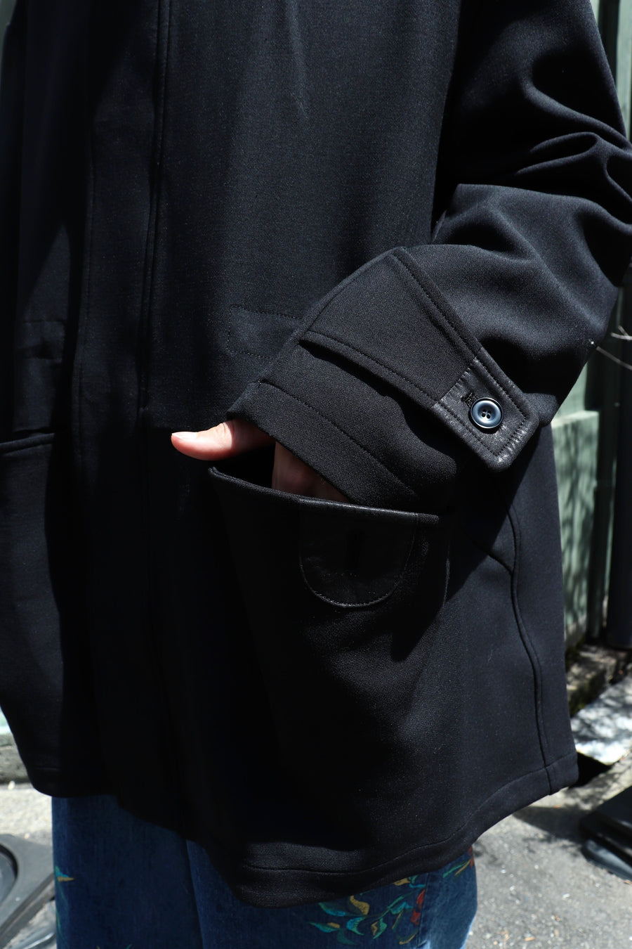 fluss  floating pocket blouson(BLACK)