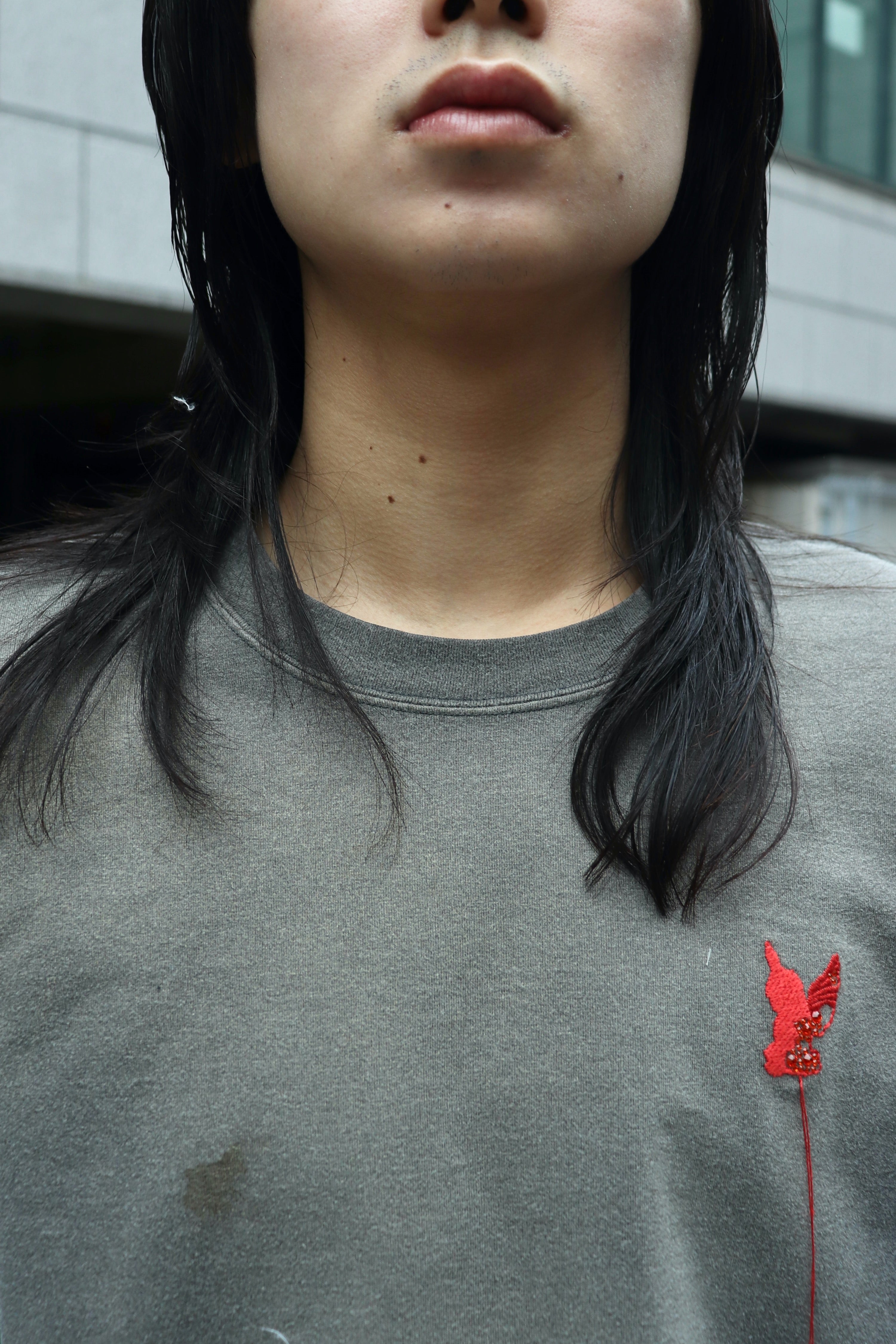 MASU(エムエーエスユー)のWASTED RED ANGEL LONG SLEEVE T-SHIRT BLACK