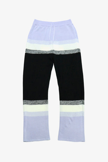 fluss × P.A.A.  Gradation Knit Trousers(Lilac multi)