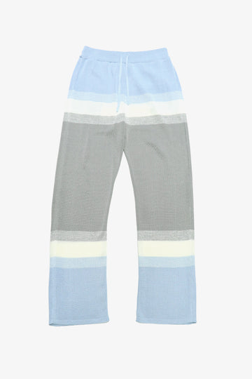 fluss × P.A.A.  Gradation Knit Trousers(LT blue multi)