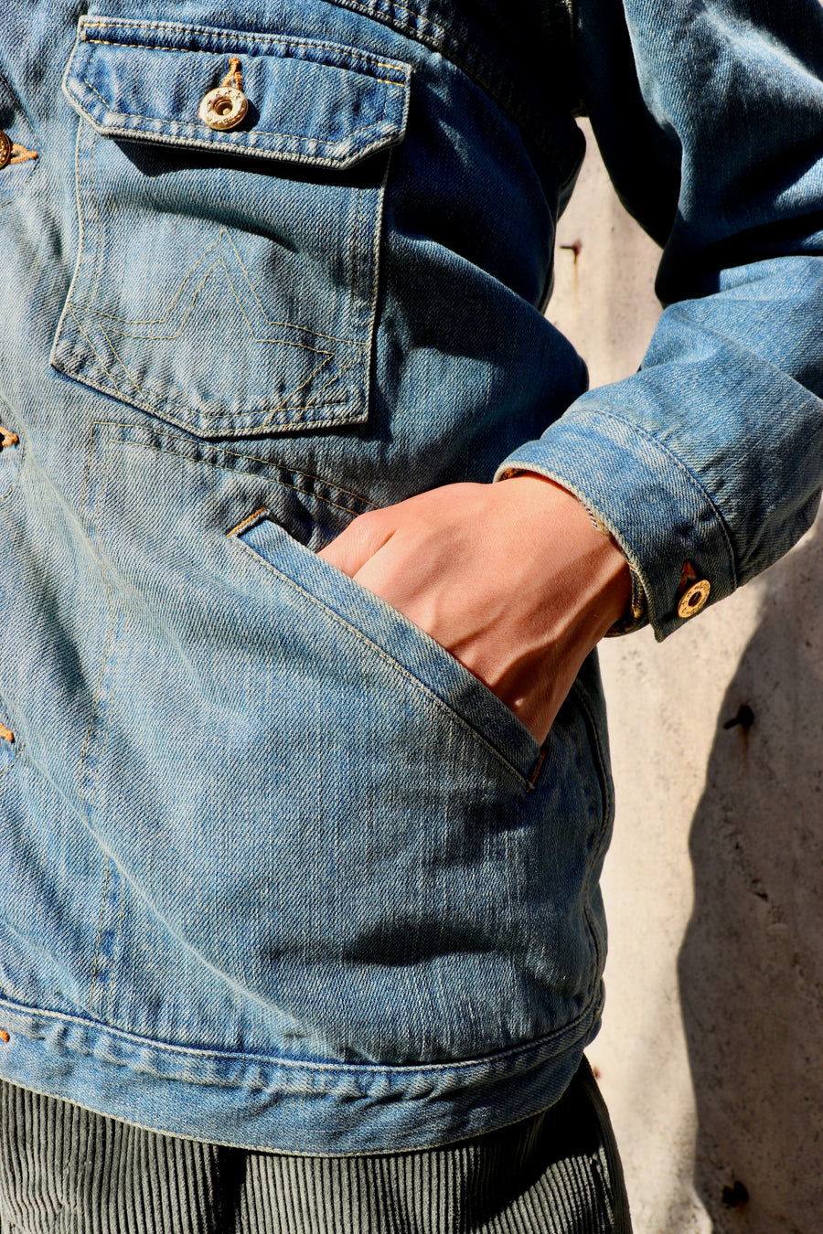 HOMMENA  Drape Storm Rider Jacket