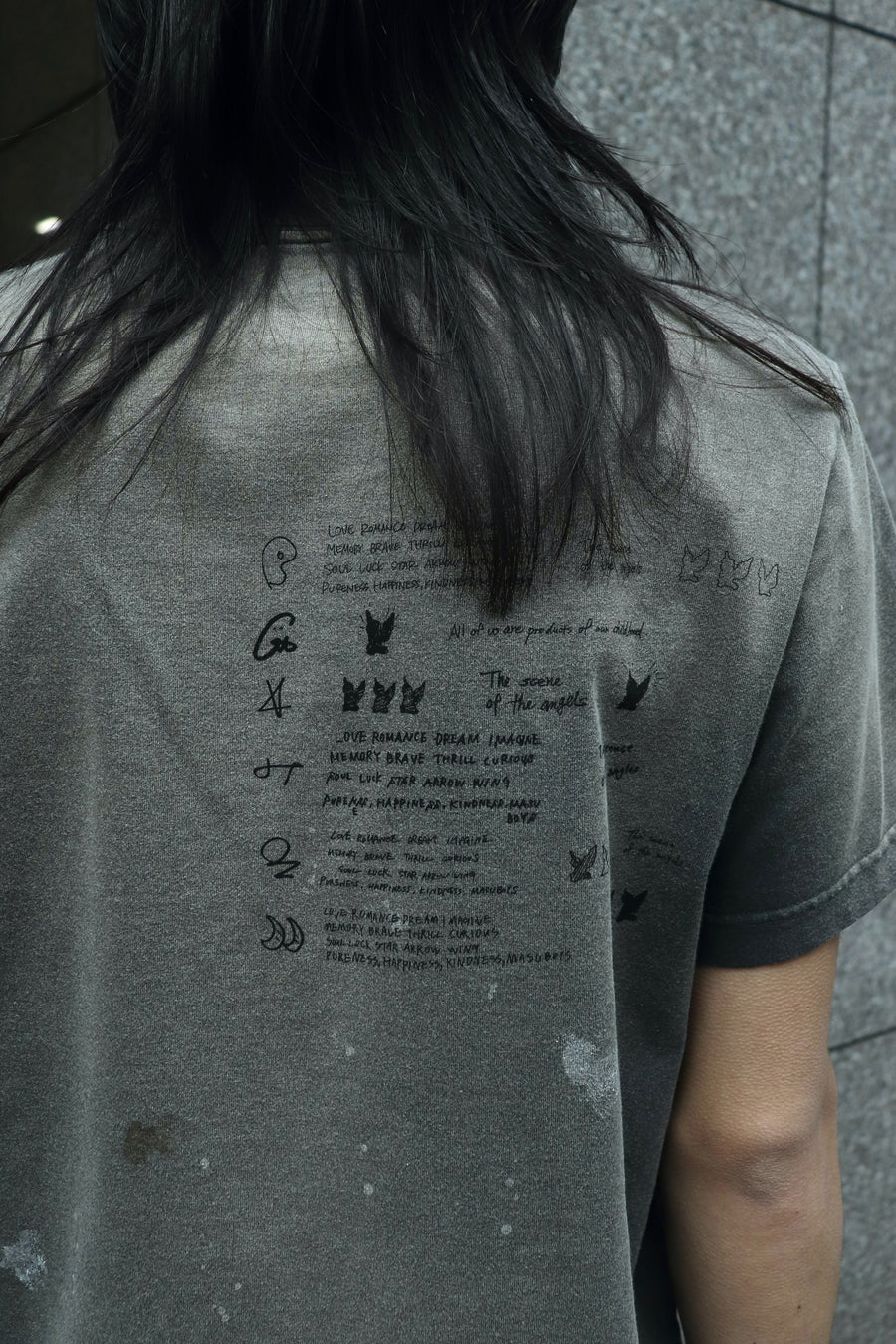 MASU(エムエーエスユー)のWASTED RED ANGEL T-SHIRT BLACKの通販