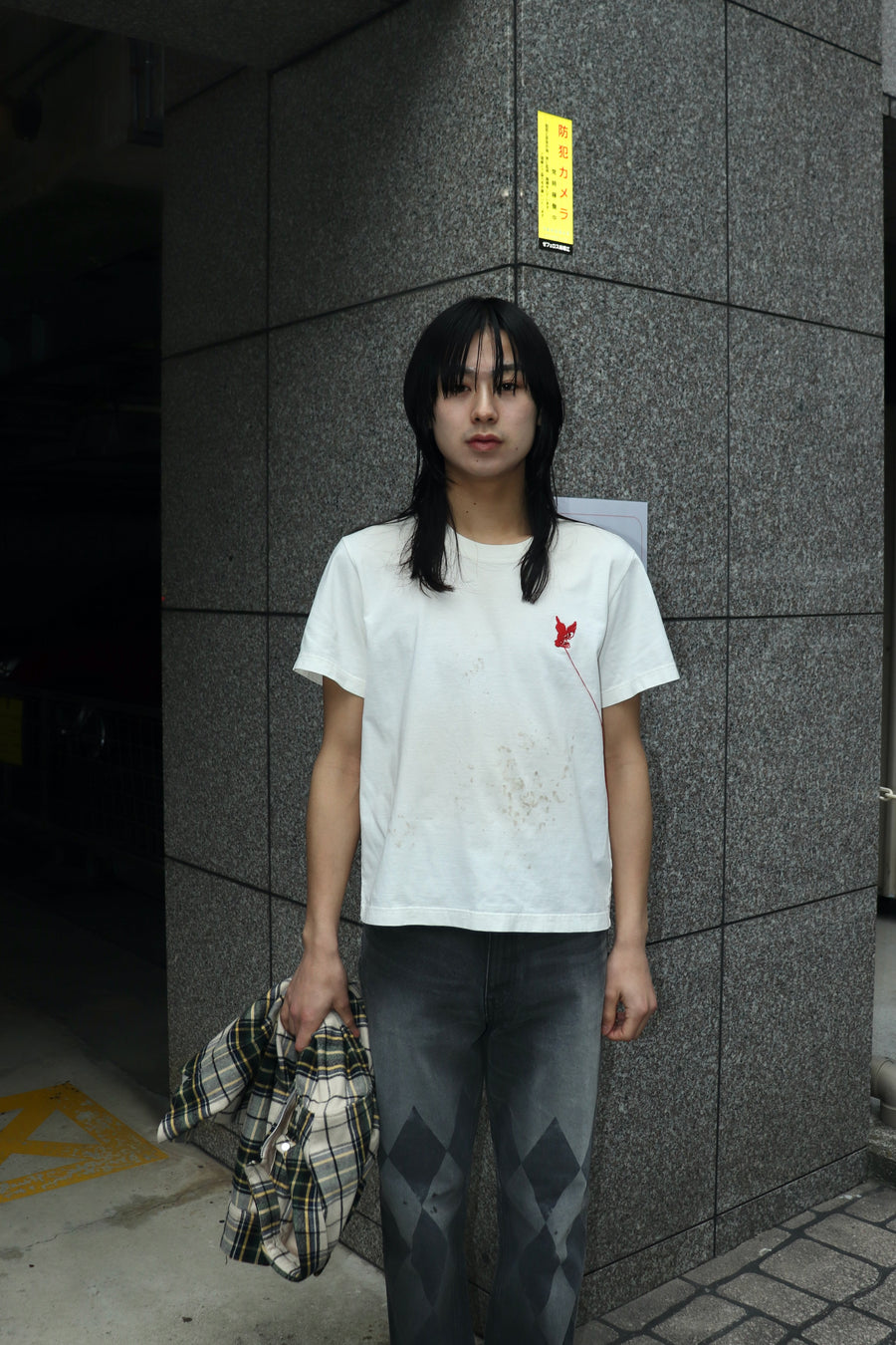 MASU(エムエーエスユー)のWASTED RED ANGEL T-SHIRT WHITEの通販