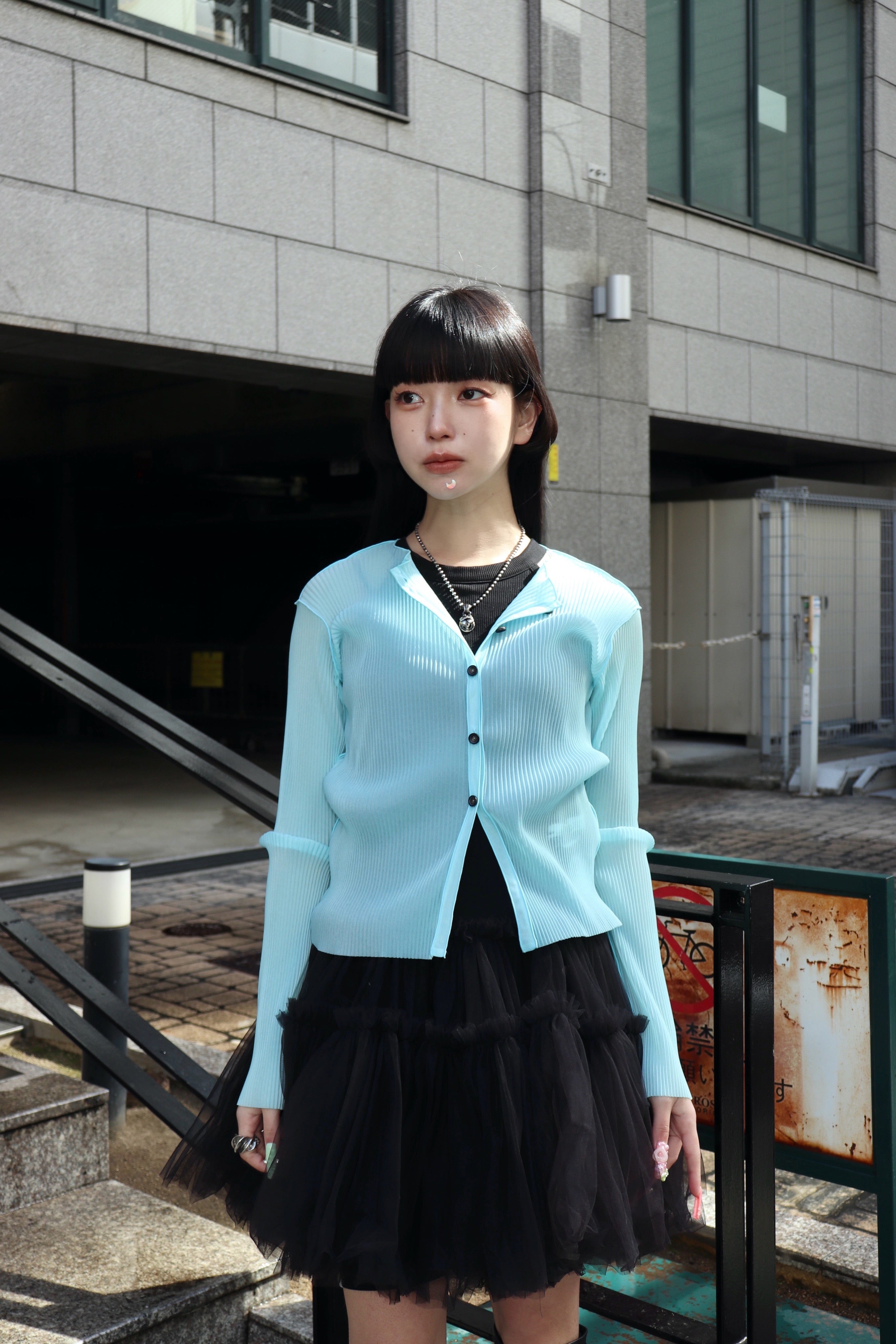kotohayokozawa(コトハヨコザワ)のSHEER CARDIGAN RAMUNEの通販