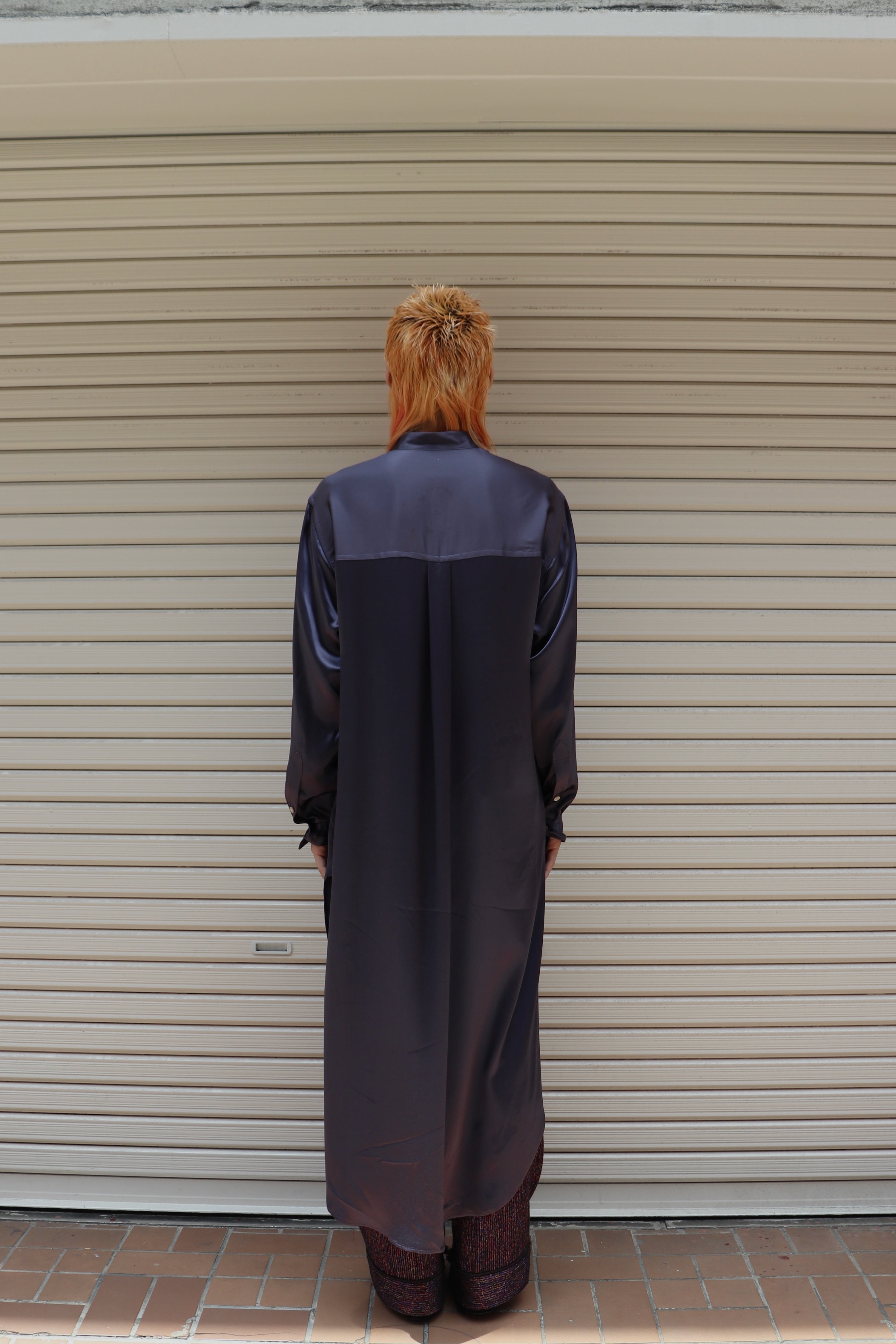 BED J.W. FORD ダークパープル　デザインロングシャツ BED J.W. FORD(ベッドフォード)のLong Shirts PURPLEの通販