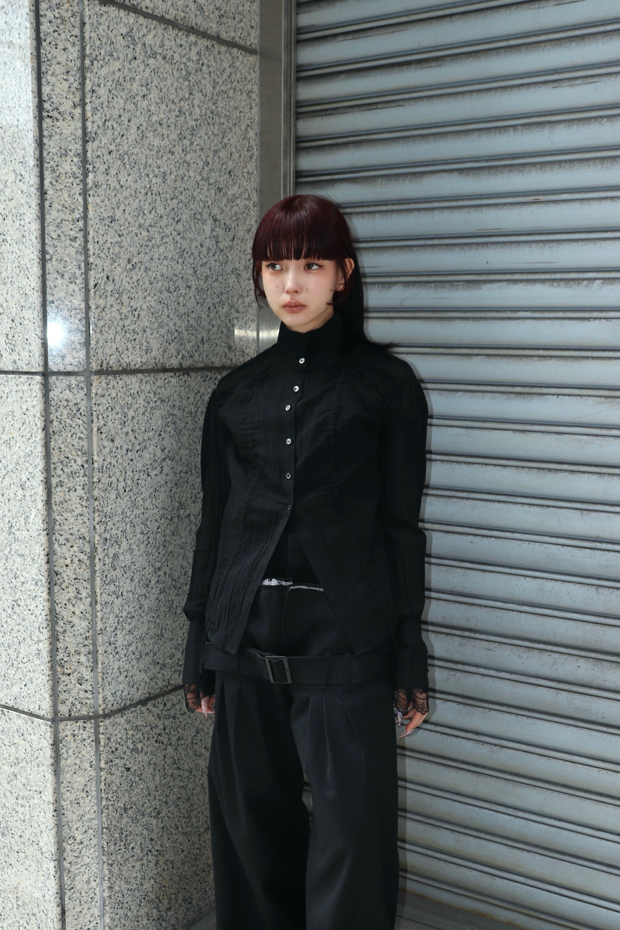 トップス mukcyen mukcyen(ムッシャン)のcotton shirring blouseの通販｜PALETTE art
