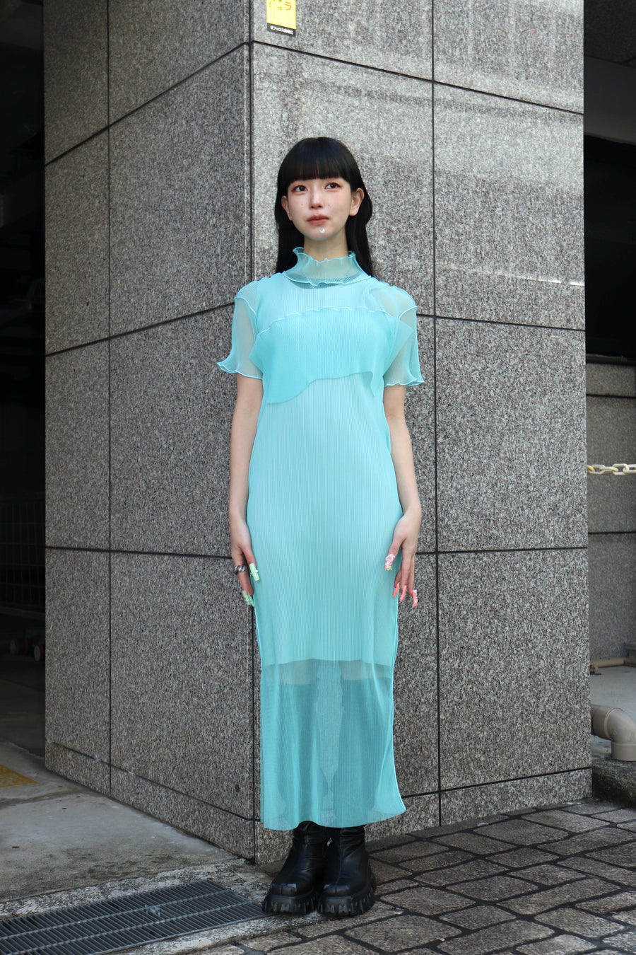 kotohayokozawa(コトハヨコザワ)のGHOST TODO DRESS SHORTSLEEVE