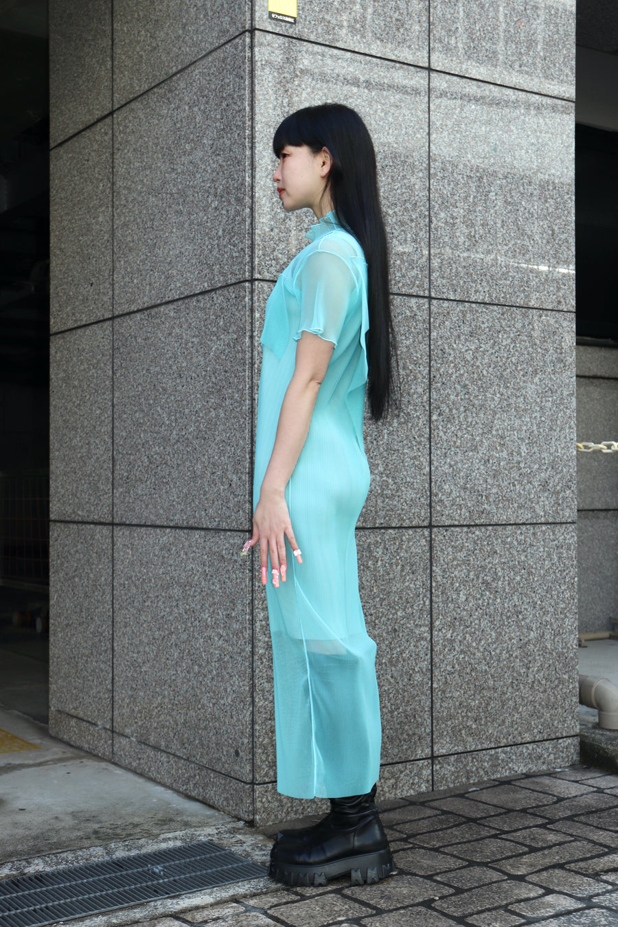 kotohayokozawa(コトハヨコザワ)のGHOST TODO DRESS SHORTSLEEVE