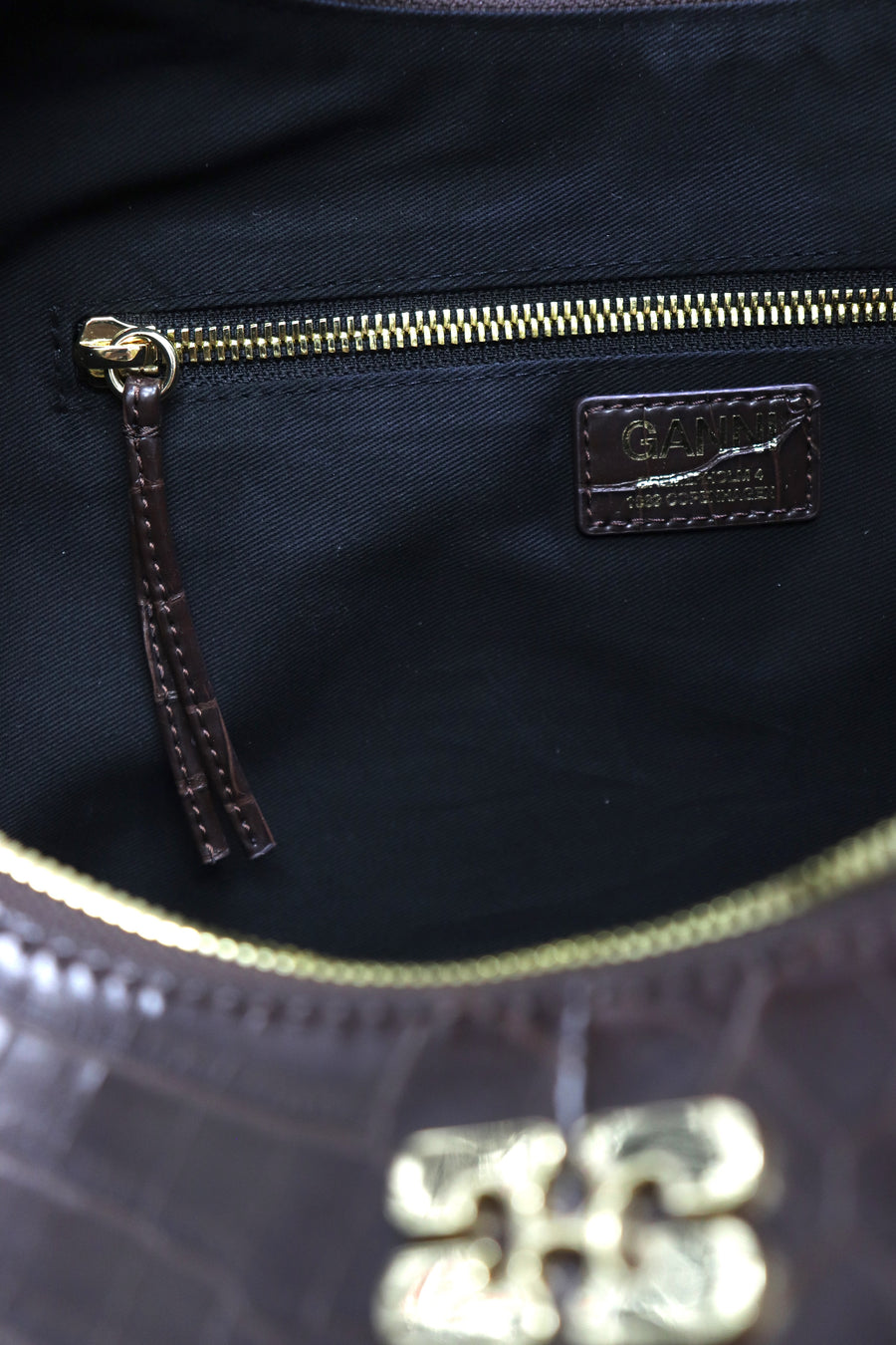 GANNI  Ganni Bou Bag Hobo XXL Croco