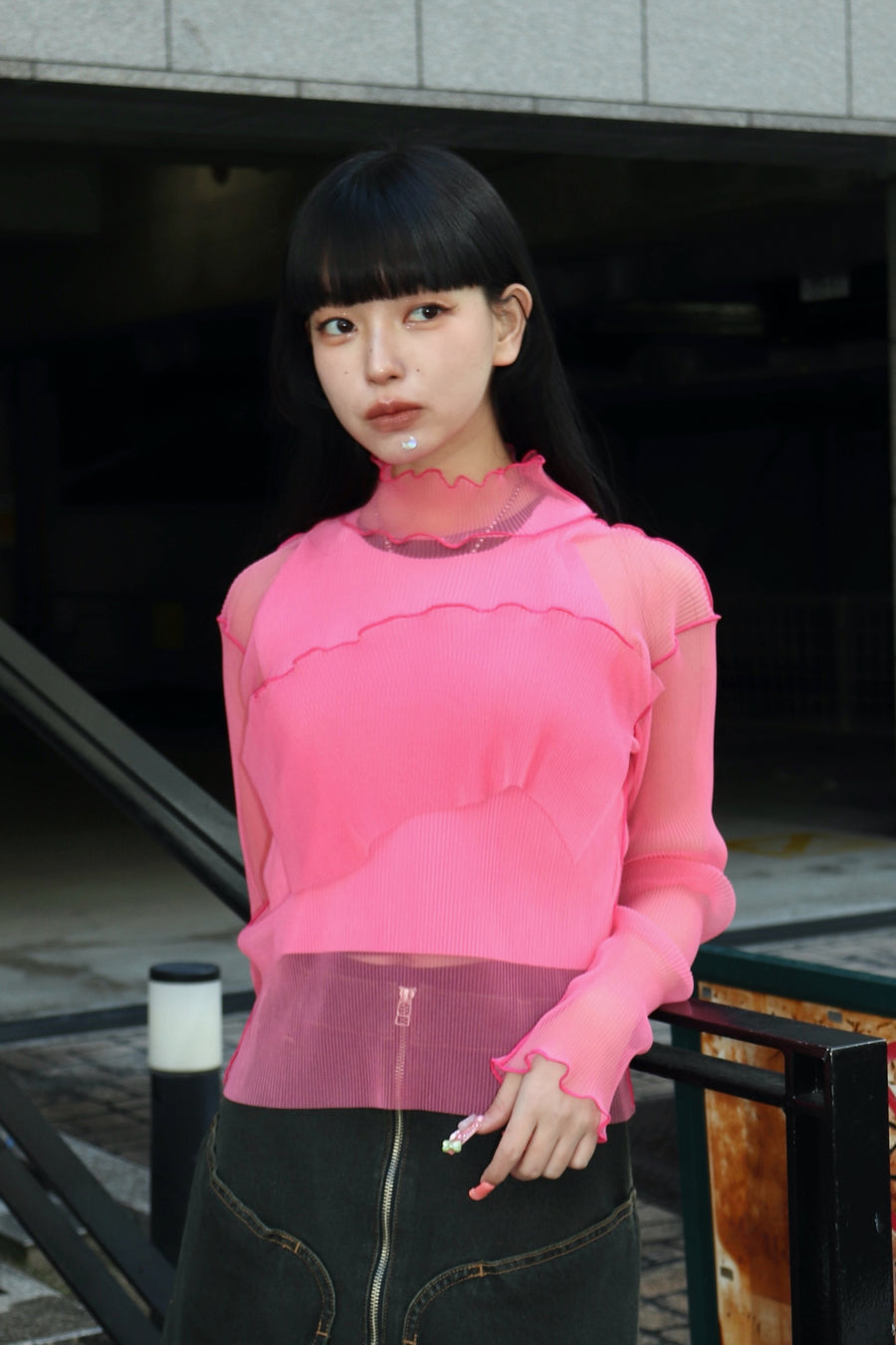 kotohayokozawa(コトハヨコザワ)のGHOST TODO TOP LONGSLEEVE HIGHNECK