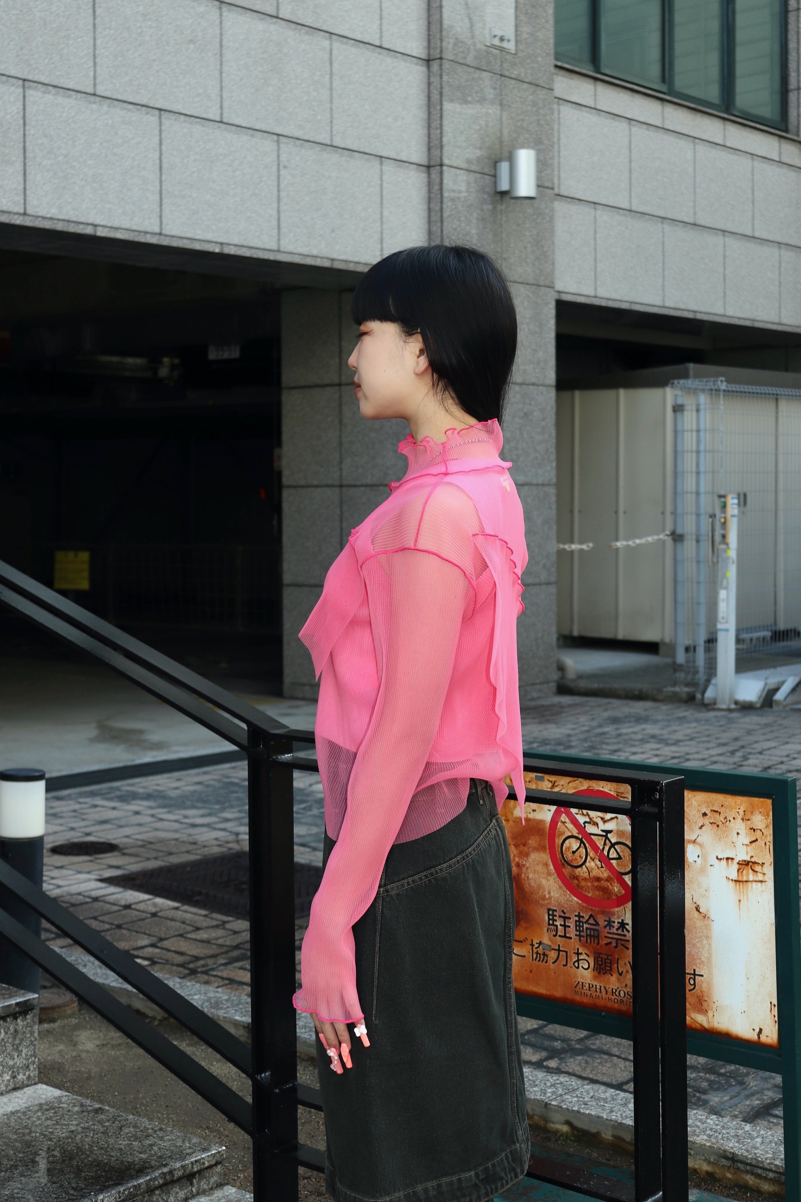 kotohayokozawa(コトハヨコザワ)のGHOST TODO TOP LONGSLEEVE HIGHNECK