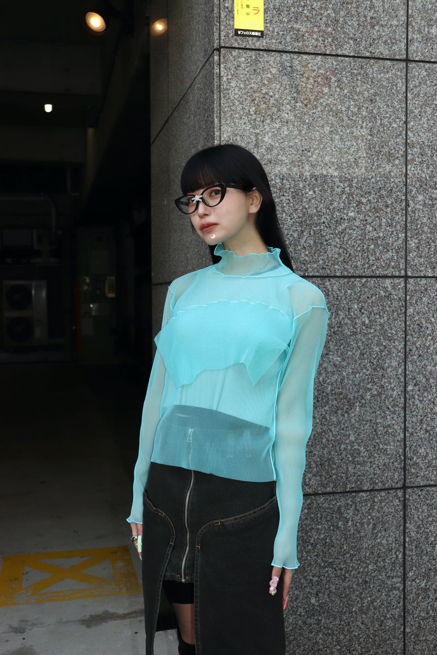 kotohayokozawa(コトハヨコザワ)のGHOST TODO TOP LONGSLEEVE HIGHNECK