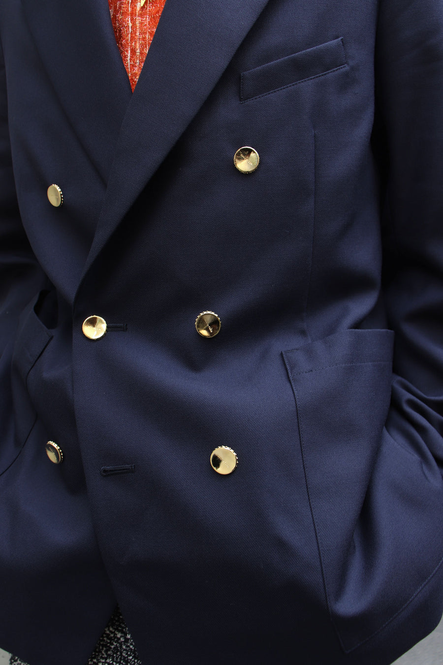 BED j.w. FORD  Double Breasted Jacket(NAVY)