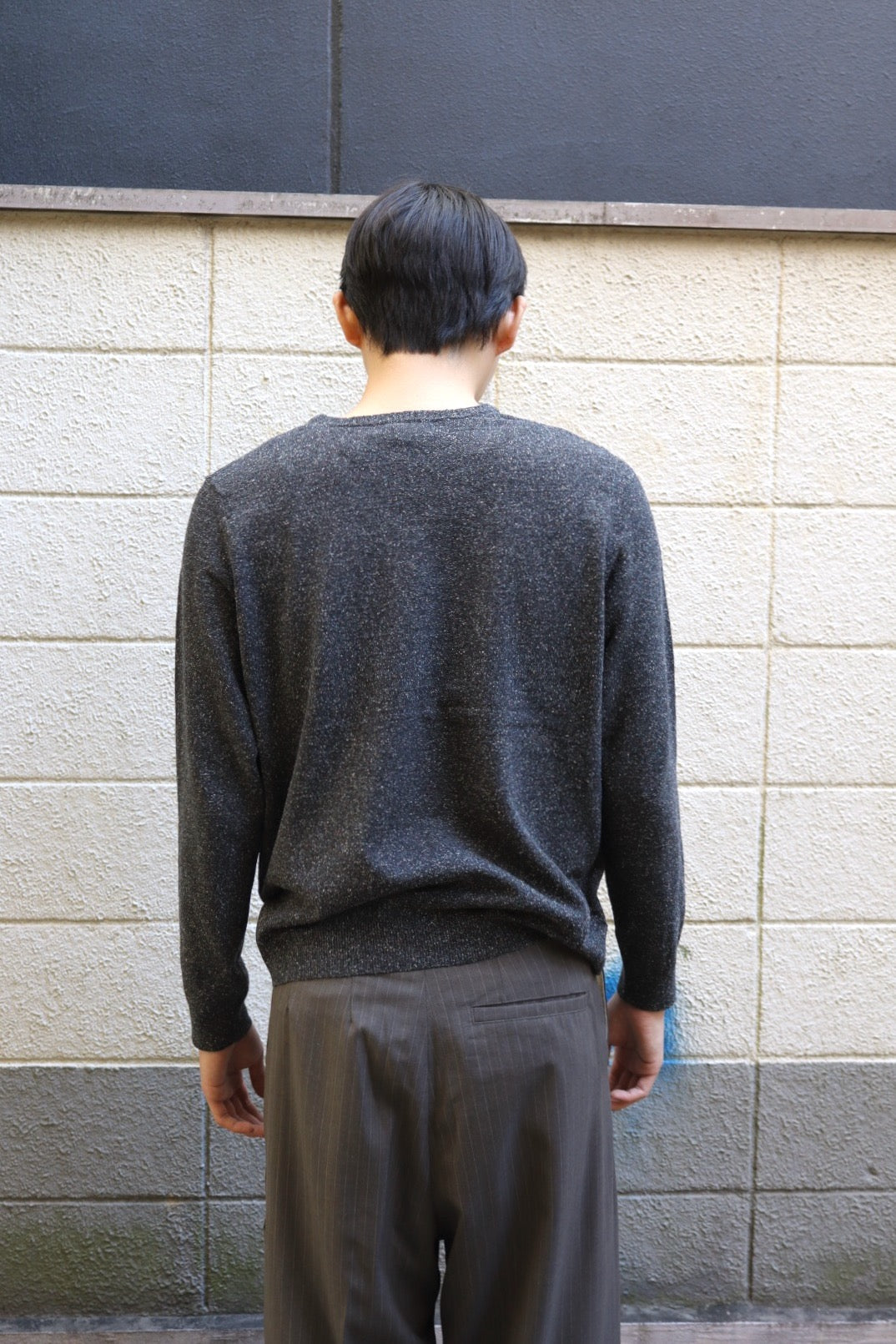 MASU(エムエーエスユー)のSILK NEP SWEATER BLACKの通販｜PALETTE art