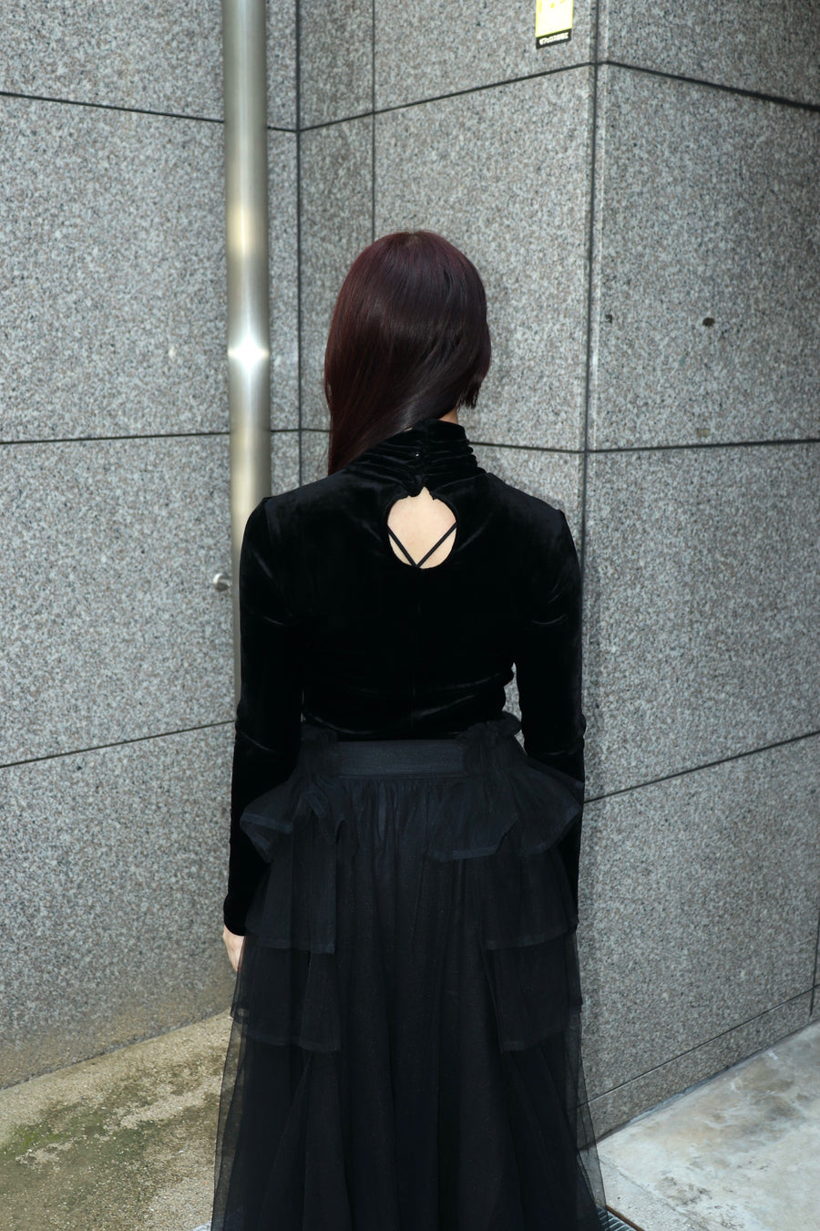 FETICO(フェティコ)のVELOUR DRAPED COLLAR BODY SUITの通販｜PALETTE