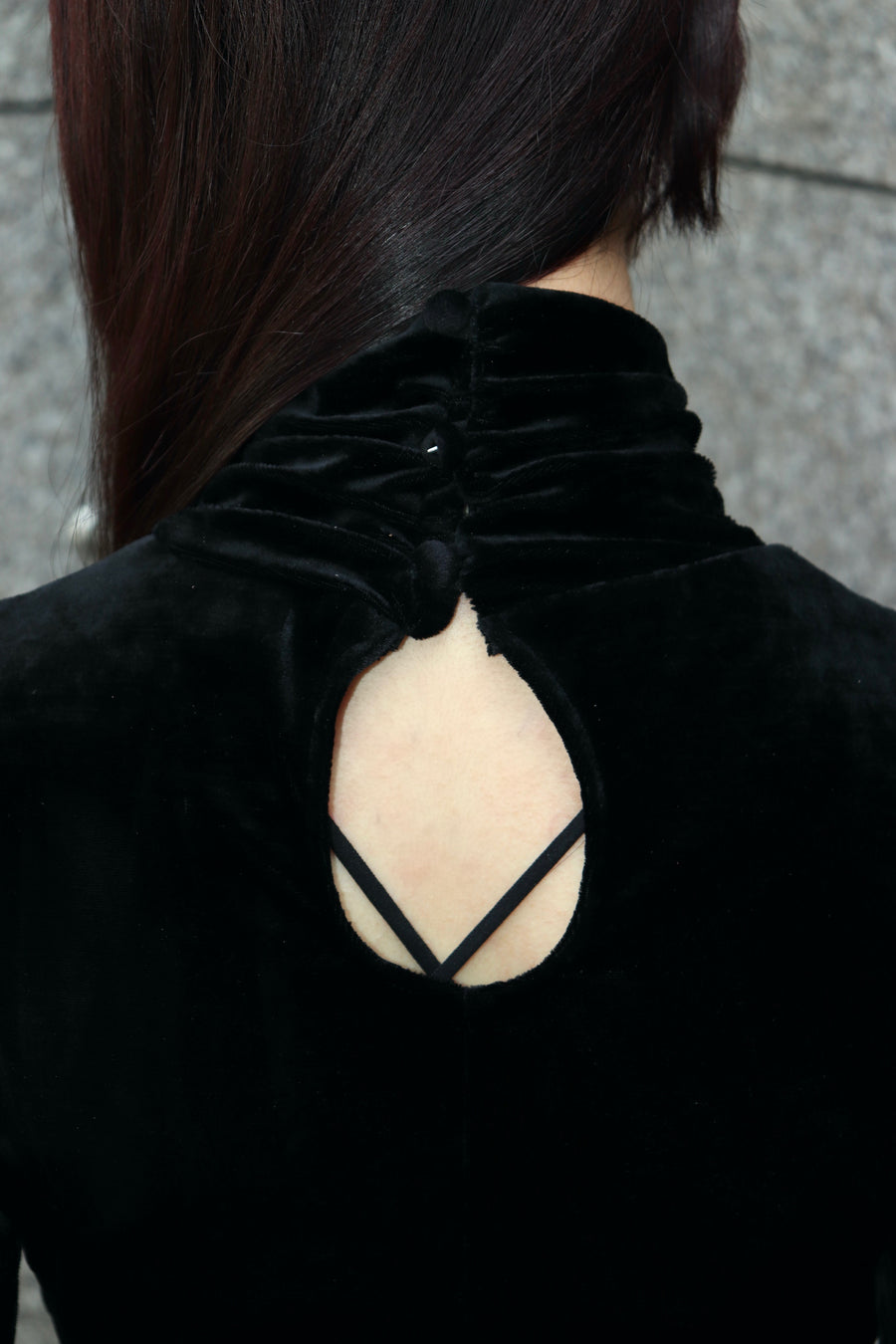 FETICO(フェティコ)のVELOUR DRAPED COLLAR BODY SUITの通販｜PALETTE