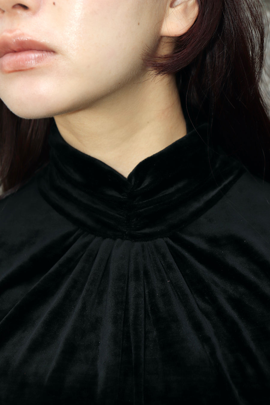FETICO(フェティコ)のVELOUR DRAPED COLLAR BODY SUITの通販｜PALETTE