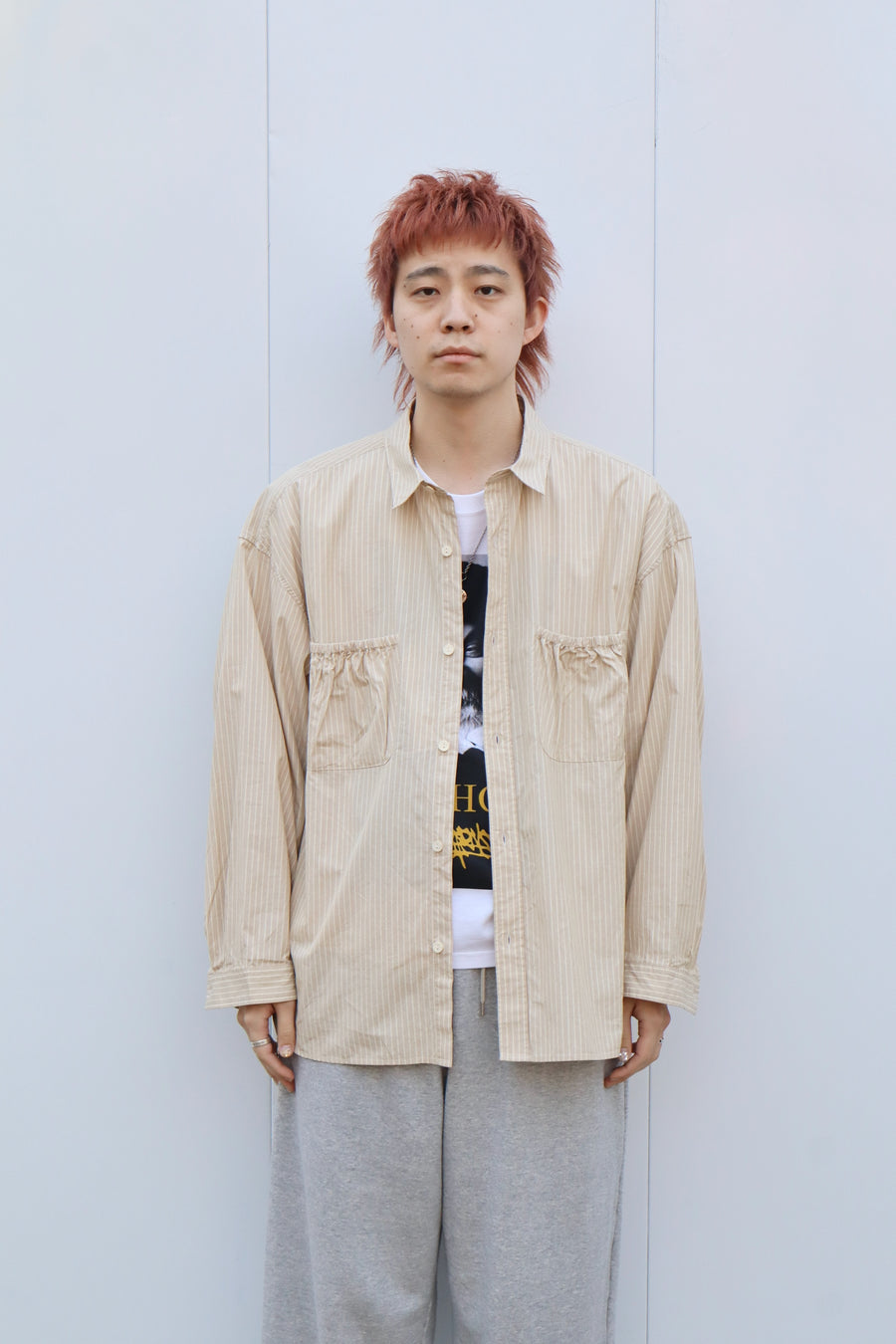 refomed(リフォメッド)のWRIST PATCH WIDE SHIRT 