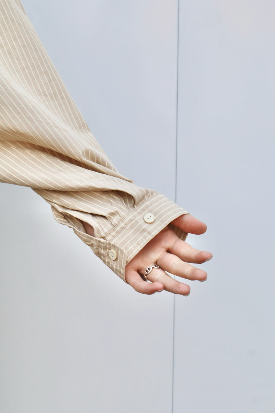 refomed(リフォメッド)のWRIST PATCH WIDE SHIRT 