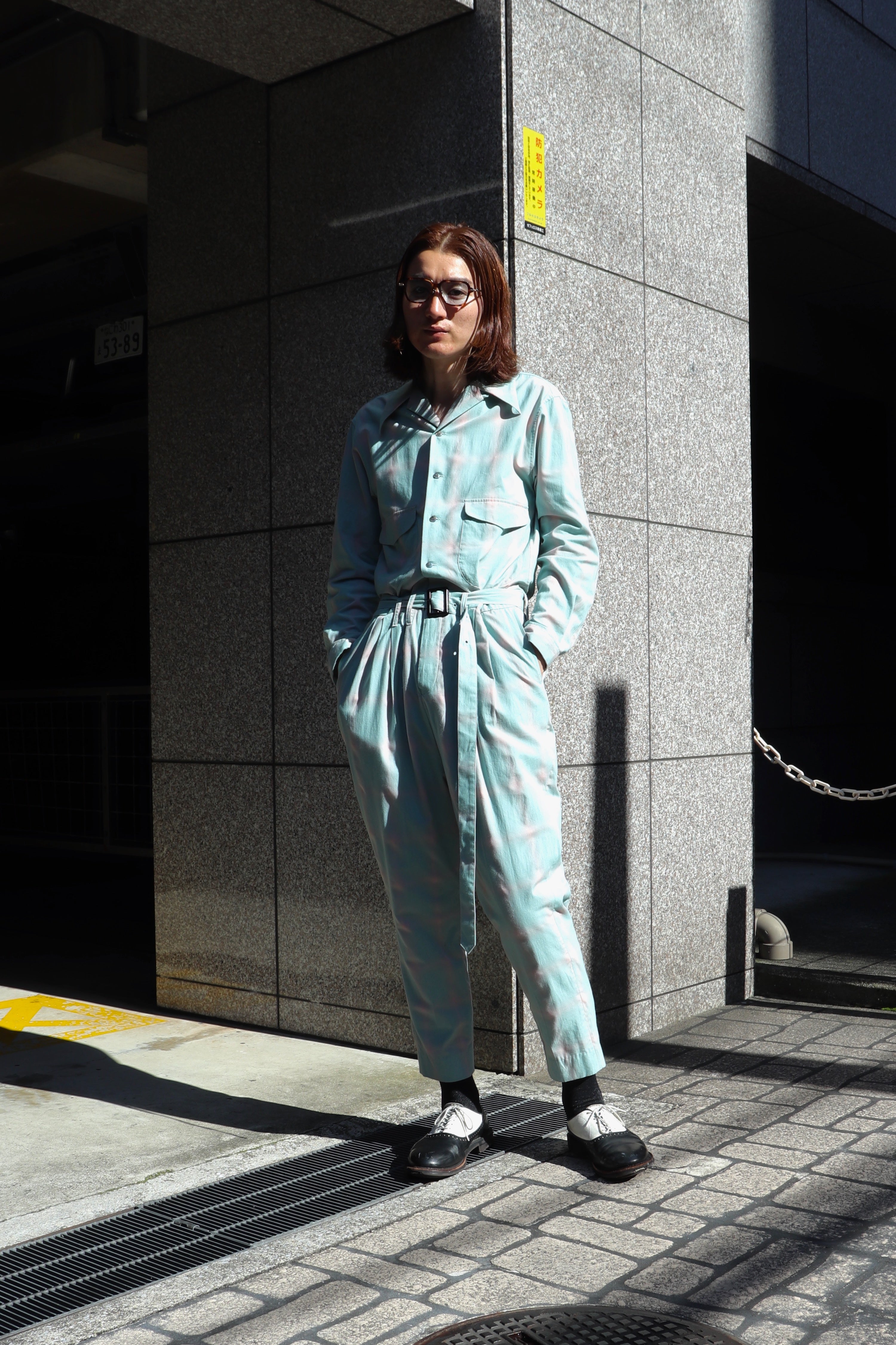 SUGARHILL(シュガーヒル)のOMBLE SHIRT JUMPSUITの通販｜PALETTE art