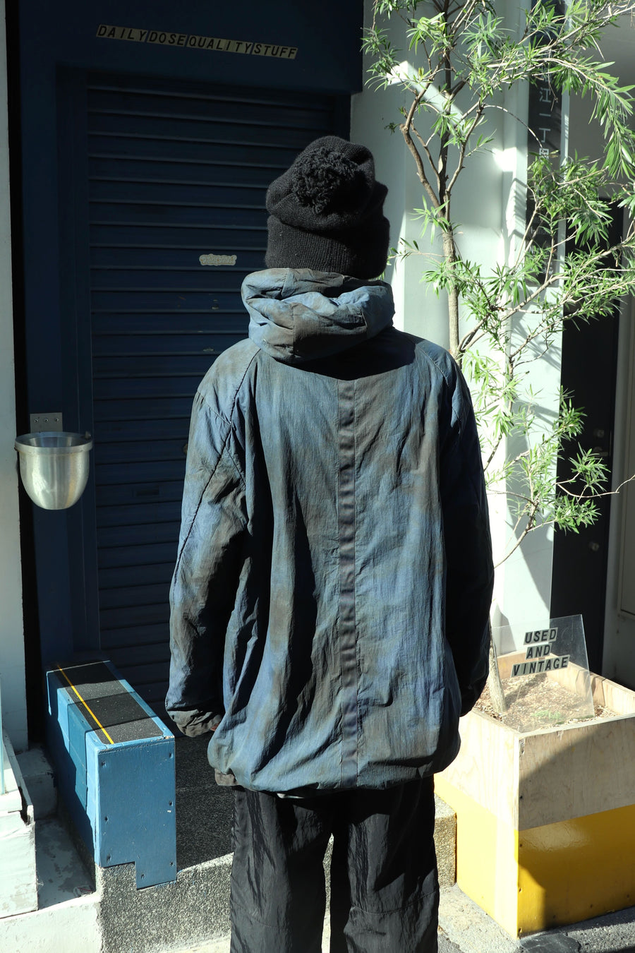 NULABEL  NATURAL DYED ANORACK(MUD)