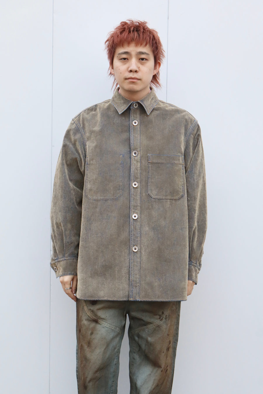 BED J.W. FORD(ベッドフォード)のOver Shirt KHAKIの通販｜PALETTE art
