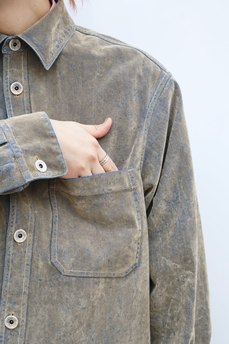 BED J.W. FORD(ベッドフォード)のOver Shirt KHAKIの通販｜PALETTE art