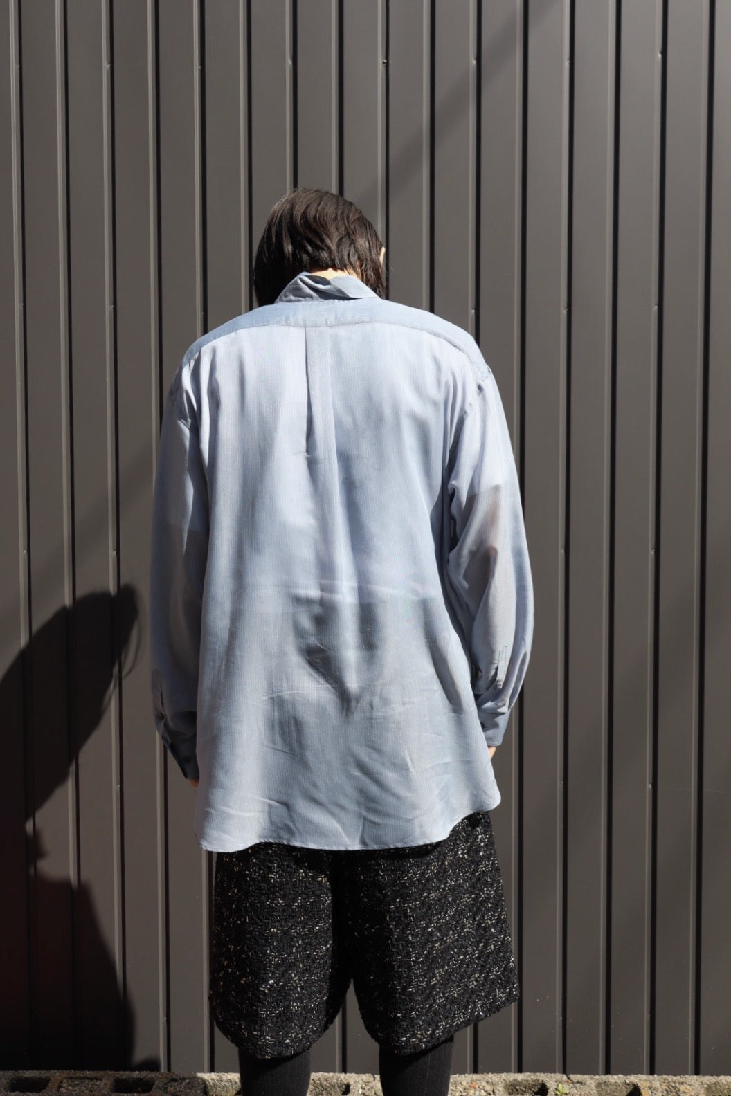 SUGARHILL(シュガーヒル)のSHEER STRIPE SHIRTS LOOSE FIT BLUE STRIPE