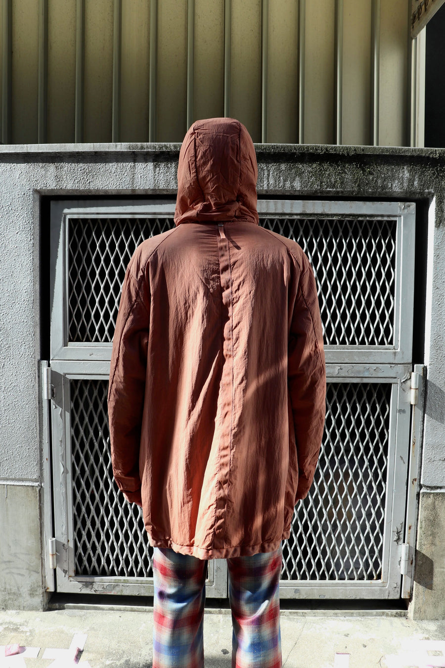 NULABEL  NATURAL DYED ANORACK(BROWN)